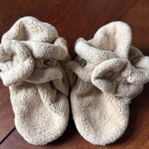 Zutano Cozie Fleece Baby Bootie - Khaki 6 months